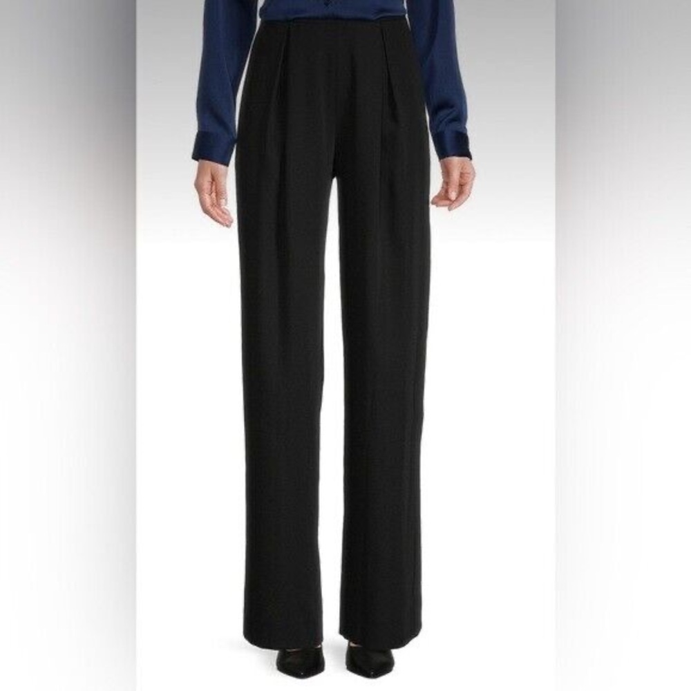 Alex Marie Cori Twill Wide Leg Pant Black - 8